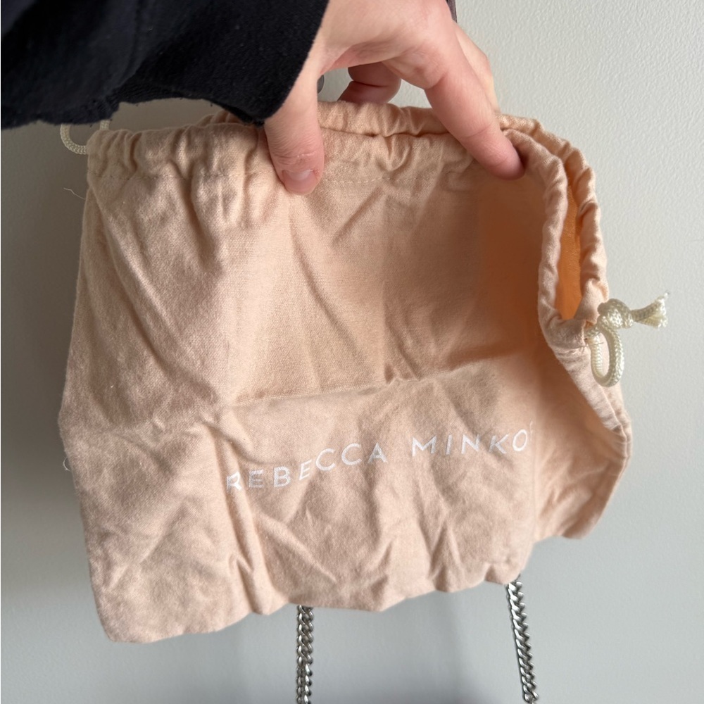 Rebecca Minkoff Jean Crossbody Chain Strap Mini Purse in Burgundy - Picture 16 of 16